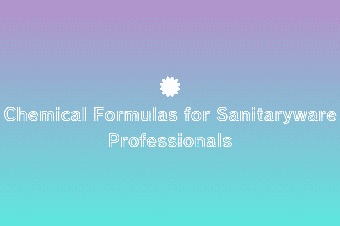 Essential Chemical Formulas for Ceramic Professionals