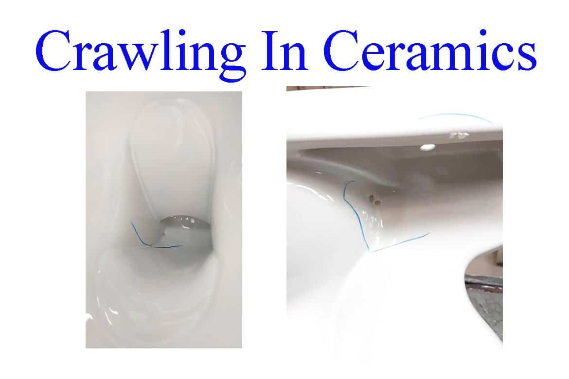 Crawling Defect in Sanitaryware: 10 Causes & Solutions
